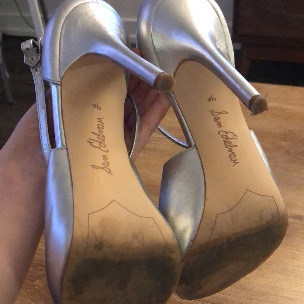 Sam Edelman silver stilettos - Picture 7 of 7